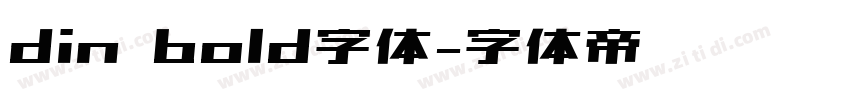 din bold字体字体转换